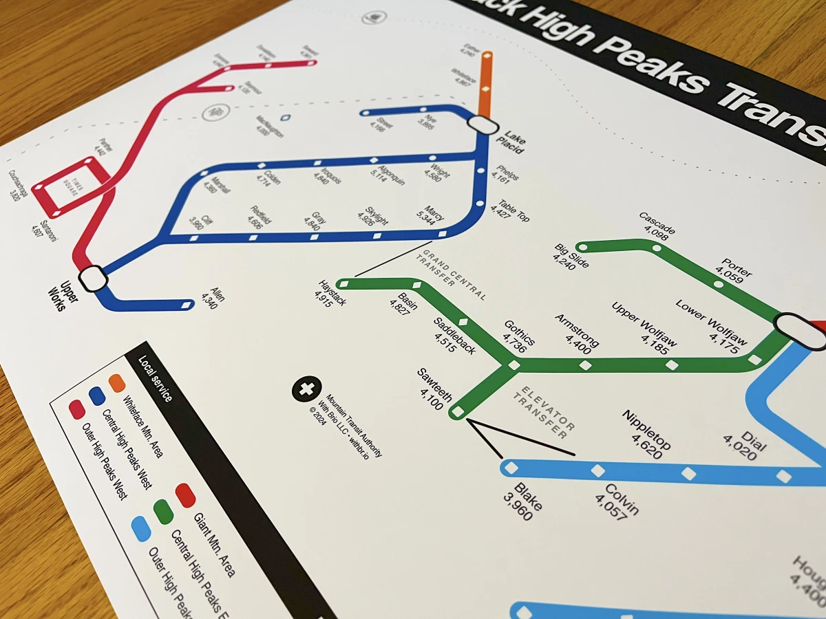 Detail picture showing some stations along the subway lines